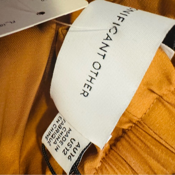 Significant Other Shiloh Strapless Floral Maxi Dress Size 12 Tangerine Rose - Picture 12 of 16